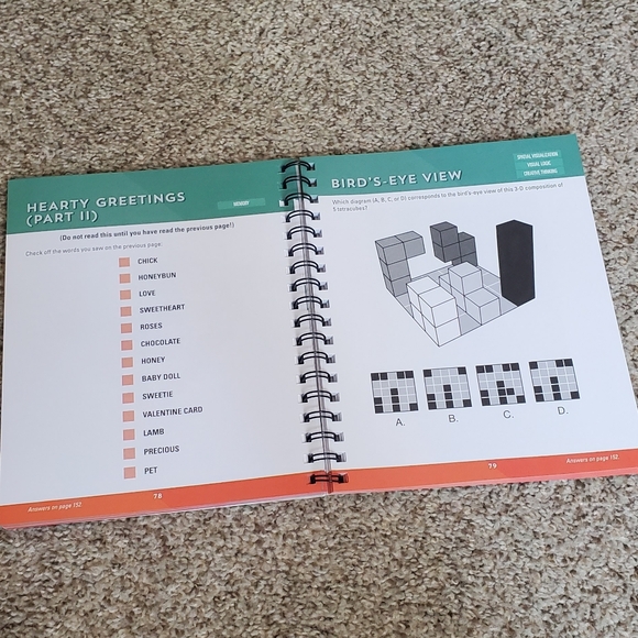 Puzzles Spiral-Bound Puzzle Book - Yellow - Picture 2 of 4